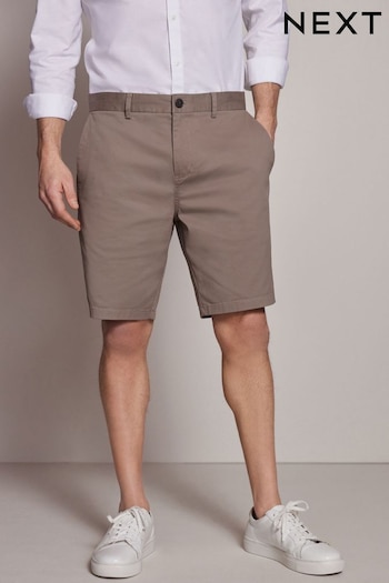 Dark Stone Slim Stretch Chino Shorts (D19594) | £20