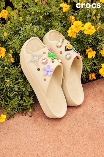 Crocs sta Classic Platform Slide Sandals (D19777) | £40