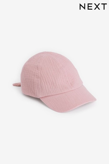 Pink Bow Cap (3mths-10yrs) (D20044) | £7 - £9