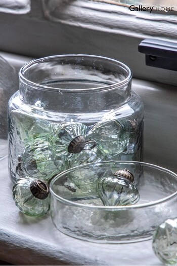 Gallery Home Set of 12 Green Lustre Decorations In A Jar (D20519) | £18