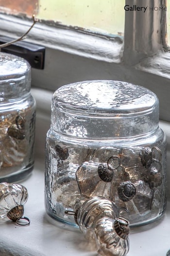 Gallery Home Set of 12 Brown Lustre Decorations In A Jar (D20521) | £18