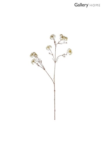 Gallery Home Gold Clematis Spray With 8 Heads (D20522) | £18