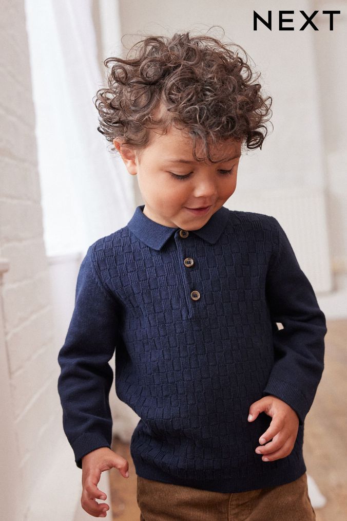 Childrens navy on sale polo shirts