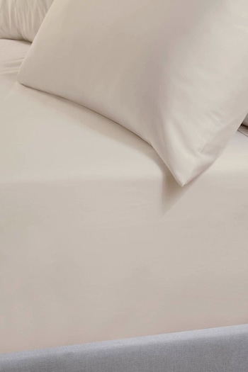 TLC Cream 5* 240 Thread Count Fitted Sheet (D21173) | £22 - £37