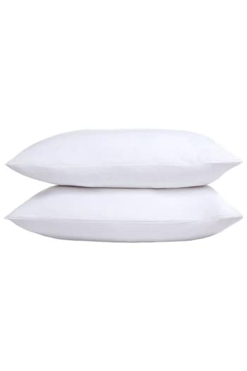 TLC Set of 2 White 5* 480 Thread Count Pillowcases (D21188) | £20