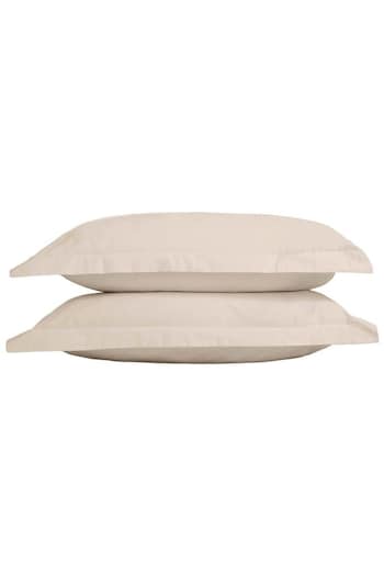 TLC Set of 2 Cream 5* 480 Thread Count Pillowcases (D21227) | £18
