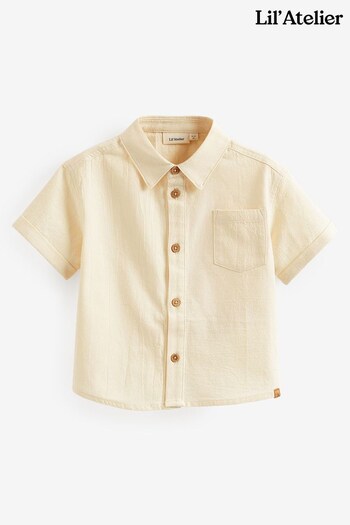 Cream Lil Atelier Cream Button Shirt (D21253) | £14
