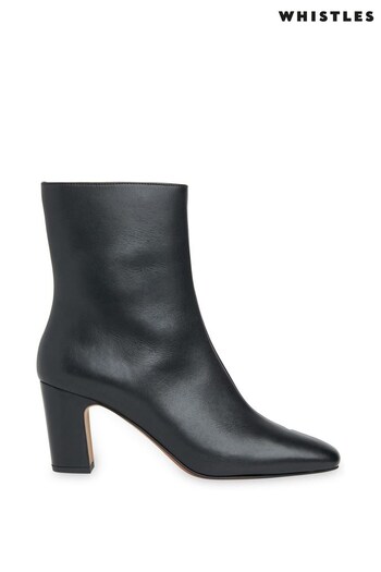 Whistles Holan Black Heeled Boots (D21712) | £195
