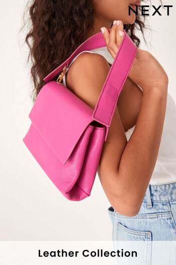 Pink Leather Formal Top Handle Bag (D21786) | £56