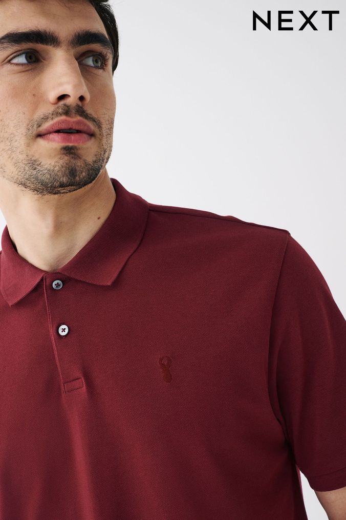 Burgundy polo jogging 2025 suit