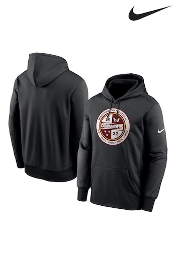 Nike Black NFL Fanatics Washington Commanders Prime Logo Therma Pullover Hoodie (D22788) | £70