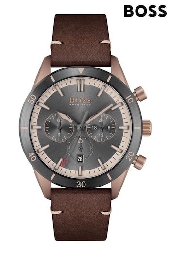 BOSS Brown Gents Santiago Watch (D22804) | £299