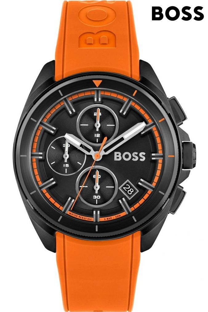 Orange watch online clearance