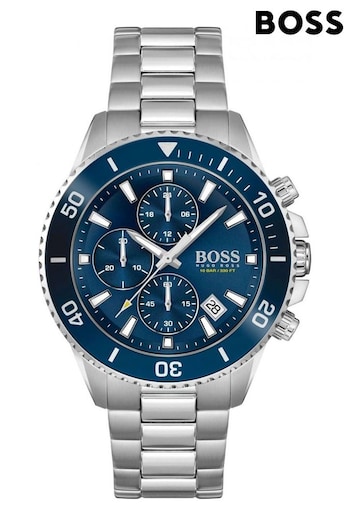 BOSS Silver Gents  Admiral Watch (D22905) | £329