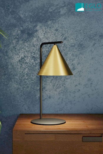 Eglo Gold Narices Brushed Gold Table Lamp (D22978) | £75