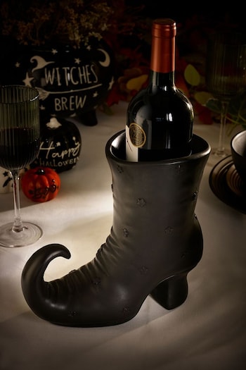 Black Witches Boot Bottle Holder (D23564) | £25