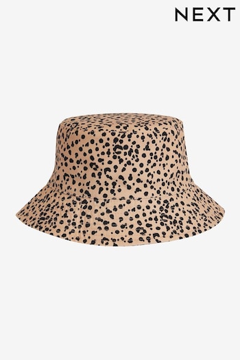 Brown Animal Print Bucket Hat (3mths-16yrs) (D23865) | £7 - £11