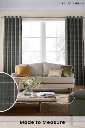 Laura Ashley Fern Alfriston Made To Measure Curtains (D24083) | £109