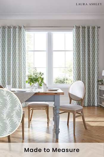Laura Ashley Eucalyptus Dee Made To Measure Curtains (D24100) | £128