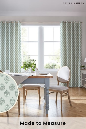 Laura Ashley Eucalyptus Gower Made To Measure Curtains (D24110) | £91