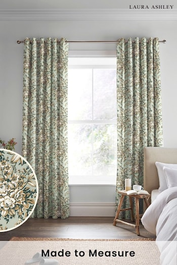 Laura Ashley Amber Picardie Made To Measure Curtains (D24120) | £100
