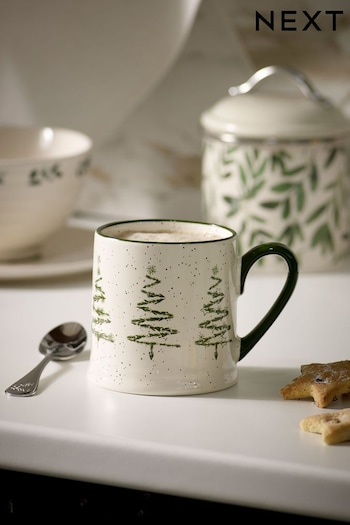 Green Christmas Tree Mug (D24493) | £7