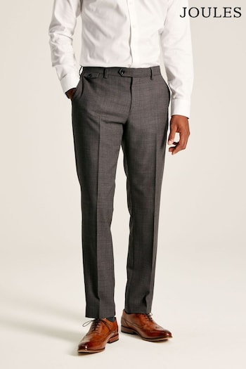 Joules Neutral Textured Suit Trousers (D24740) | £100