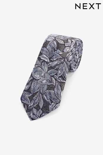 Dark Green Floral Signature Made In Italy Design Tie (D24746) | £30