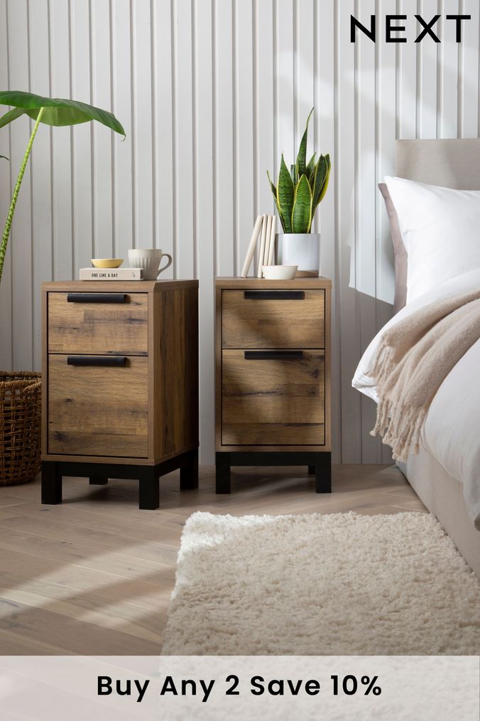 Next bedside best sale cabinets