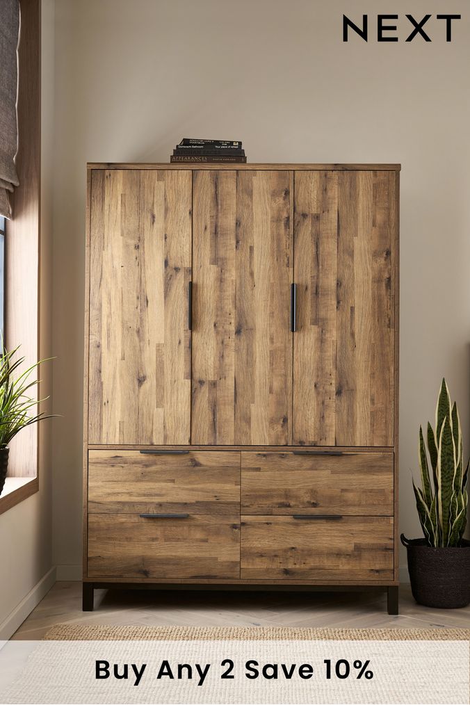 Oak Bedroom Furniture Dressers Wardrobes Next UK
