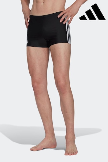 adidas Black Performance Classic 3-Stripes Swim Boxers (D25102) | £30