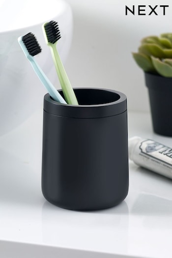 Black Black Moderna Single Toothbrush Tidy (D25154) | £8