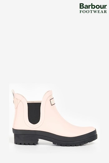 Barbour® Pink Barbour® Mallow Short Wellington Boots (D25359) | £55