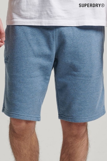 Superdry Blue Vintage Logo Embroidered Jersey Shorts (D25500) | £40
