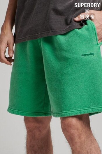 Superdry Green Vintage Mark Shorts (D25503) | £40