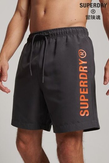 Superdry Grey Code Core Sport Swim Shorts (D25531) | £35