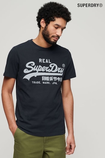 Superdry Blue Vintage Logo Core T-Shirt (D25567) | £27