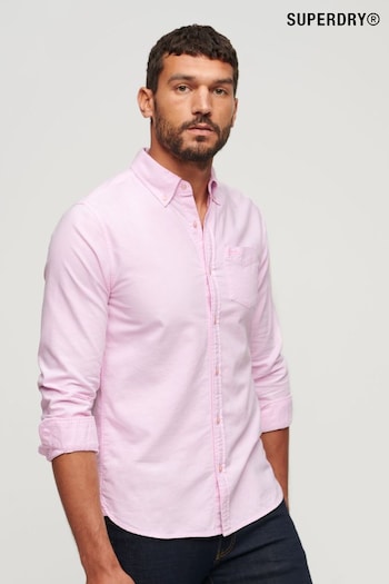 Superdry Pink Vintage Washed Oxford Shirt (D25577) | £45