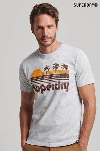 Superdry Grey Vintage Great Outdoors T-Shirt (D25623) | £27