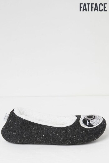 FatFace Grey Serenity Sloth Slippers (D26025) | £29.50