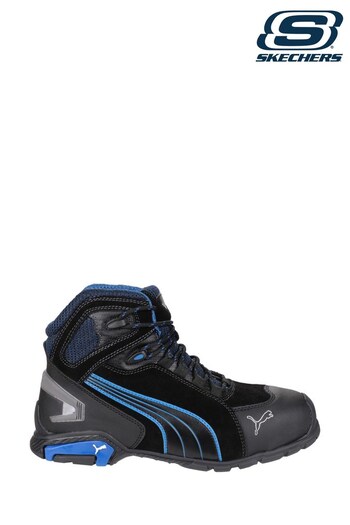 Puma Black Rio Mid Lace Up Safety Boots (D26029) | £117