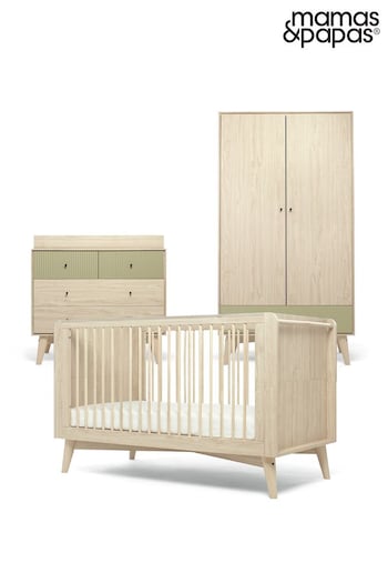 Mamas & Papas Natural Olive Coxley 3 Piece Furniture Set (D26344) | £1,499