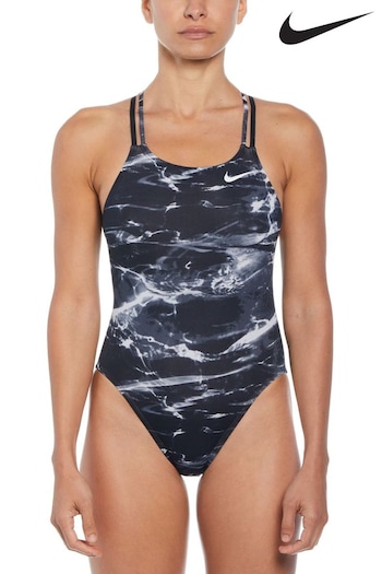 Nike lunar Black Spiderback Swimsuit (D26742) | £44