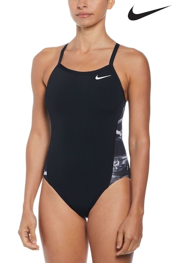 Black Hydrastrong Multi Print Racerback Swimsuit (D26743) | £44