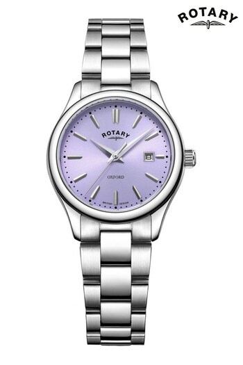 Rotary Ladies Silver Tone Oxford Watch (D26819) | £209