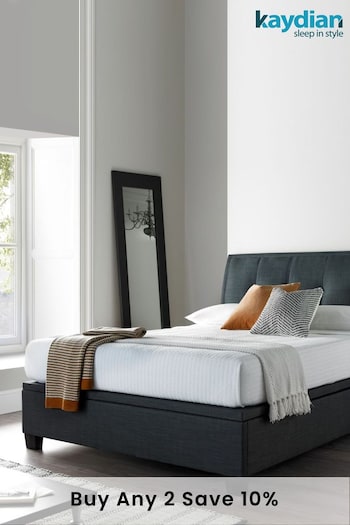Kaydian Grey Accent Ottoman Bed (D27304) | £975 - £1,275