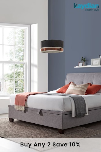 Kaydian Grey Accent Ottoman Bed (D27306) | £975 - £1,275
