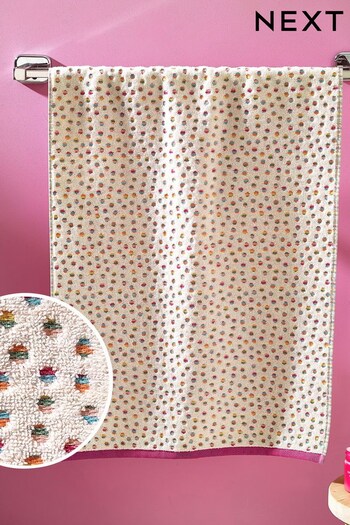 Multi Bright Spot Towel (D27496) | £8