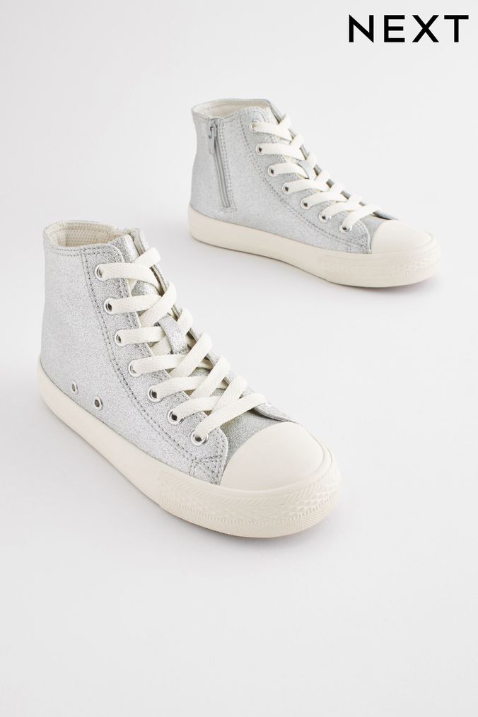 Silver discount trainers next
