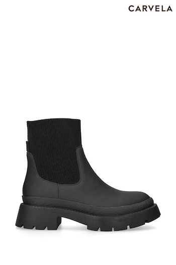 Carvela Comfort Black Splash Ankle 2 Boots (D27651) | £129